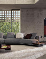  Grey Linen Luxury Sofa