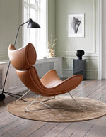 leather armchair brown