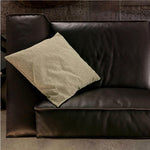 Black Leather Sofa 