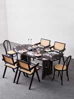 Black Marble Dining Table