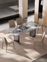 black marble dining table