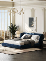 Blue King Size Bed