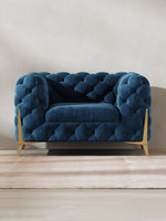 velvet two seater sofa