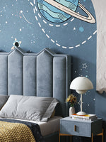 Blue Velvet bed