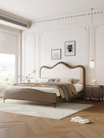 king size leather bed