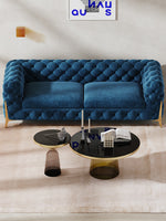 Two Seater Velvet Sofa