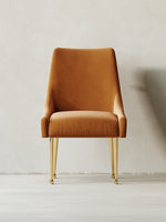 velvet dining chair