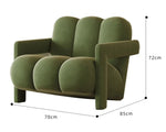 Zenith Armchair, Green｜ DC Concept