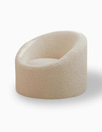 white wool Armchair