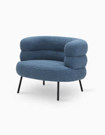 blue Boucle chair