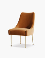 velvet dining chair