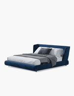 Blue King Size Bed