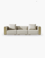 White Leather Sofa