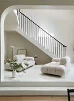 white sofa bed