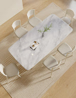 white marble Dining Table