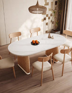 white top Dining Table