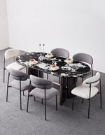 Black Marble Dining Table