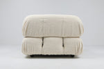 white boucle sofa