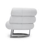 white Leather Armchair