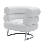 white Leather Armchair