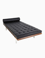 Black Leather Daybed