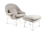 Classic Womb Chair & Ottoman, In Premium Velvet or Cashmere｜ DC Concept