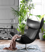 Black Leather Armchair