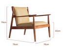 Classic Hans W CH65 Claude Easy Armchair, Solid Wood｜ DC Concept