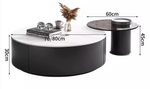 Mosaic Round Nesting Coffee Table Set With Seat Pad｜ DC Concept