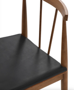 black dining chairs