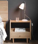 Wood Bedside Table