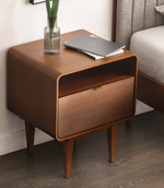 solid wood bedside table