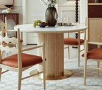 White Round Dining Table