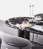 Black Marble Dining Table