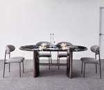 Black Marble Dining Table