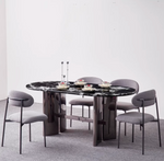 Black Marble Dining Table