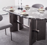 Black Marble Dining Table