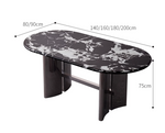 Black Marble Dining Table