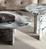 Marble coffee table