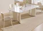 white marble Dining Table