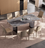 grey marble dining table