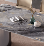 black marble dining table