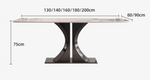 white marble top Dining Table