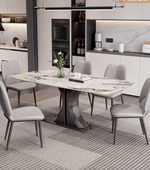 white gloss dining table