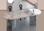 Oval Marble Dining Table