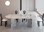 Oval Marble Dining Table