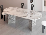 Oval Marble Dining Table