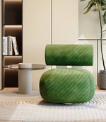 green Boucle Armchair