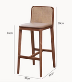 Rattan Barstool