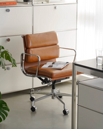 brown office chair